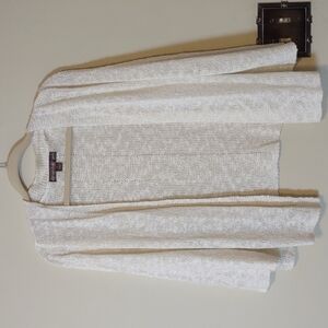 Alexandra Oak Ivory colored Open Cardigan